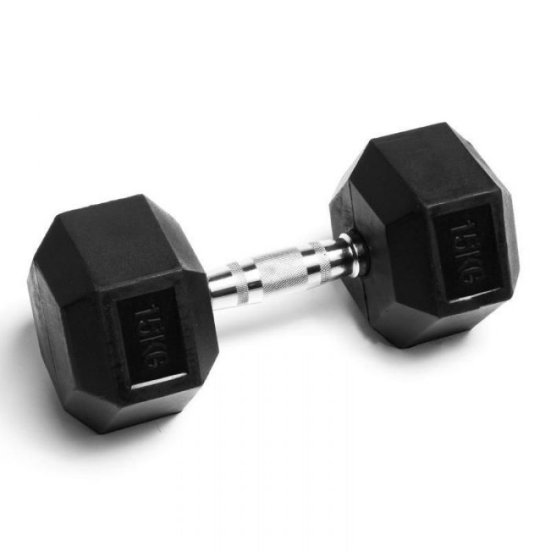 15kg Hex Dumbell (Pair)